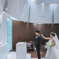 チャペルでのファーストミートも