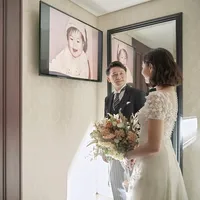 入場前　家族の大切な時間を演出