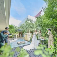 全会場、ガーデン・テラス付の開放感