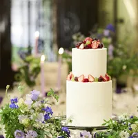 果物たっぷりのケーキは大人気です
