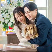 おふたりの大切な家族の「ワンちゃん」も一緒に挙式をお楽しみくださいませ