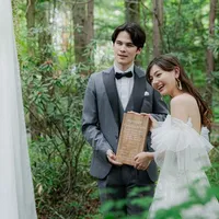 【ガーデンウェディング】森とゲストに誓うウェディング