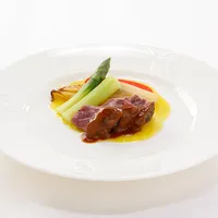 NEWフレンチジャポネコース　
オレンジソースのステーキ
