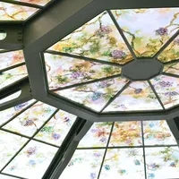 南仏に実在する5つ星ホテルの内装をテーマにデザインされた八角形の円天井