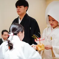 三々九度のシーン