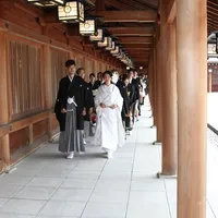 お式を終えお写真撮影に