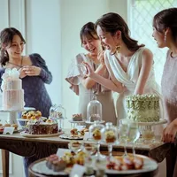 おふたりのご希望を叶えるデザインでおつくりするデザートビュッフェは、女性ゲストやお子様にも喜ばれています