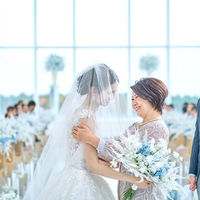 大切な親御様に見守られながら温かい挙式を・・・