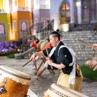 和太鼓の演奏をされたご新郎様