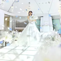 光バージンロードは新婦様をより素敵に輝かせる♪