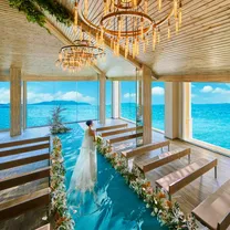 残2*海チャペル×歴史宿る大聖堂《挙式0円＆アマギフ1.5万》黒毛牛食べ比べ