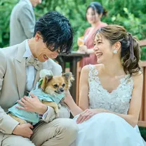 〈ペットと一緒の結婚式〉大切な家族と緑溢れる上質邸宅を貸切＊黒毛牛コース試食付き