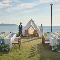 【海辺で叶うアウトドアWD★】豪華15品コース試食＆20大特典付