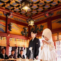 【伝統和婚フェア】神殿と7つの神社×本格和装試着×贅沢試食