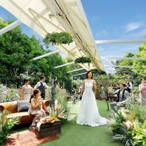 【憧れ花嫁体験★ガーデン演出×A5和牛試食×最大150万特典】