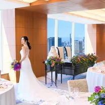 【少人数～60名様まで◎】地上140m絶景スカイビュー&純白チャペル×豪華試食付