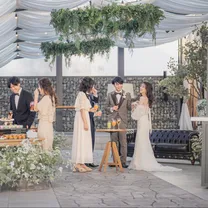 【連休初日★和牛炙りウニ9品】限定特典×緑と光ガーデン体験