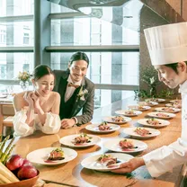 先着3組！*料理重視の方へ*コース料理グレードUP特典×豪華ハーフコース試食体験