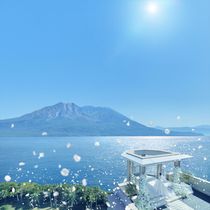 残2＼鹿児島黒毛和牛／桜島と海を満喫！大聖堂×鹿児島県１位受賞の新コース試食