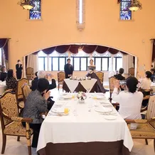 伊豆高原ミッシェルガーデンコート（川奈ステンドグラス美術館）の披露宴会場の写真628265