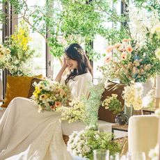 目にはいるものすべてがSpecialで贅沢な一日。 爽やかな潮風も、ふたりの笑顔に花を添える　　
