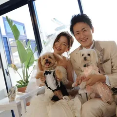 ウェディングケーキプレゼント!!愛犬との挙式が叶うDog WEDDING