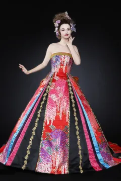 white by vera wang vw351157 ピンクグラデーション | ウェディングドレス