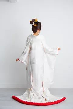 砂子に鶴