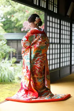 №433 蘇芳地老松図