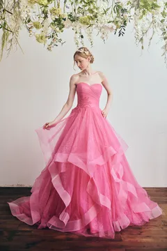 ST0012 pink｜SACHIKO TSUTSUI(サチコ ツツイ)のウェディングドレス