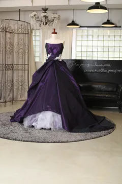 1401KM-VI　Aライン タフタ バイオレット