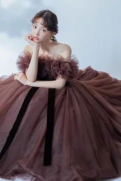 TuNoah wedding セミオーダー　ホワイトシフォンドレス チュノアウエディング【公式】_こだわりのサイズオーダー専門店