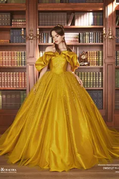 Disney Wedding Dress Collection｜DWS0127 Yellow (BELLE) <カラードレス>