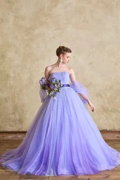ラベンダーカラードレス | ウェディングドレス
