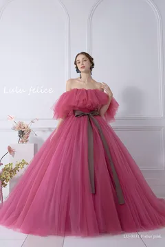 Lulu felice (ルル･フェリーチェ) ｜LU-0131 Fisher pink <カラードレス>