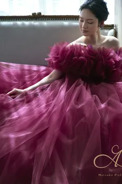 A by Hatsuko Endo | HE-174_Juju（ジュジュ）magenta pink