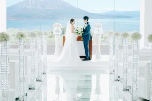 桜島が見渡せるオーシャンビューチャペル