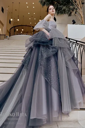 美品　カラードレス　ウェディング　グレー 楽天市場】カラードレス フォーマルドレス グレー 花嫁 演奏会