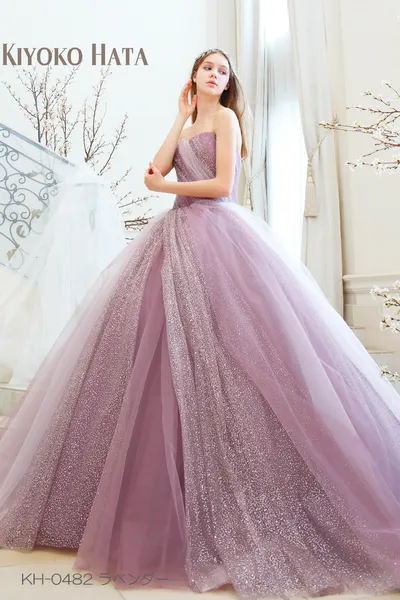 人気ランキング｜紫・パープル系のウェディングドレス byみんなの