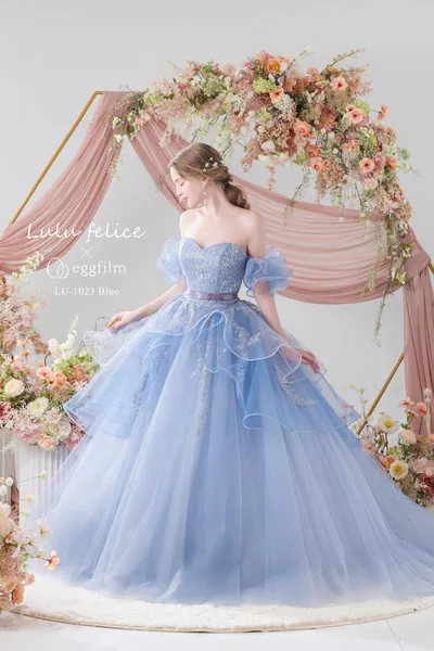 人気ランキング｜青・ブルー系のウェディングドレス byみんなの
