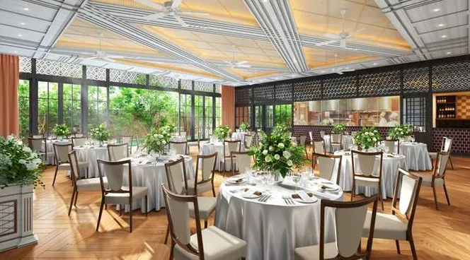 緑豊かなテラスが隣接*上質×モダン*パーティ会場