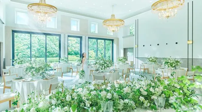 好きな雰囲気に合わせて選べる3つのガーデン付会場