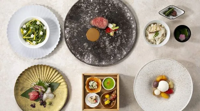 九州の素材を使用した「KYUSYU CUISINE」