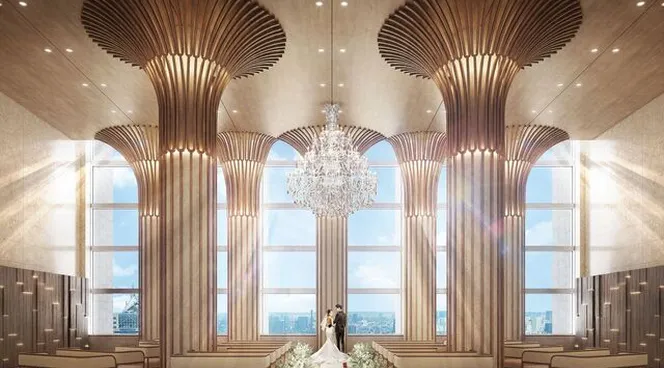 東京一の高さを誇る教会「チャペルオペラ」