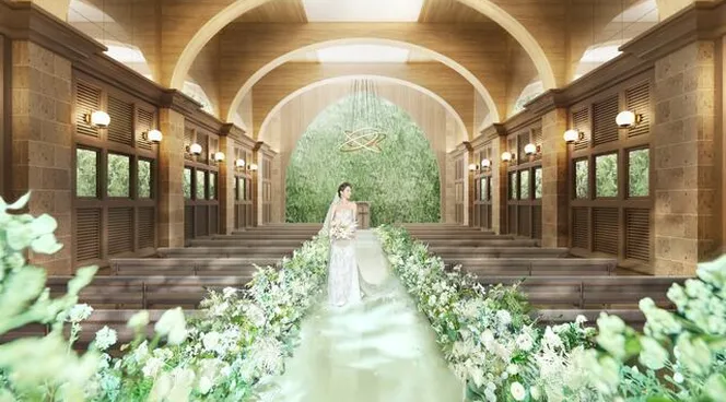 選べるタイプの異なる2つのチャペル