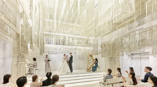 アートのように印象的で美しいチャペル