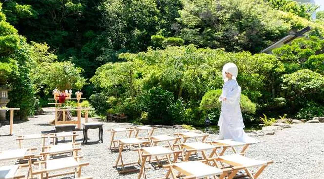 大切な皆様と執り行う日影茶屋ならではの神前式