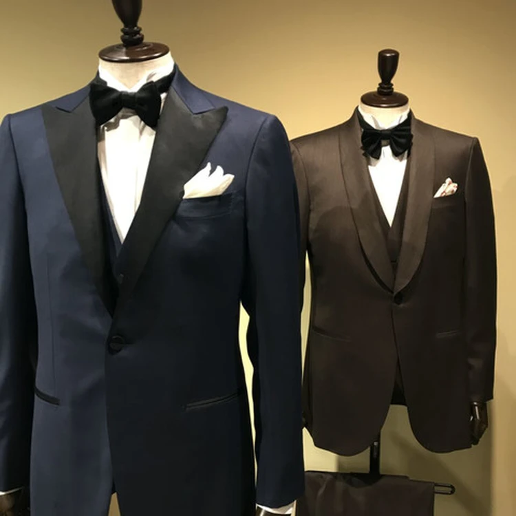 Knox & Taylor original TUXEDO textile by LORO PIANA 1枚目