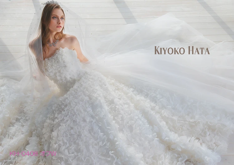 KH-0408 white｜KIYOKO HATA(キヨコハタ)のウェディングドレス
