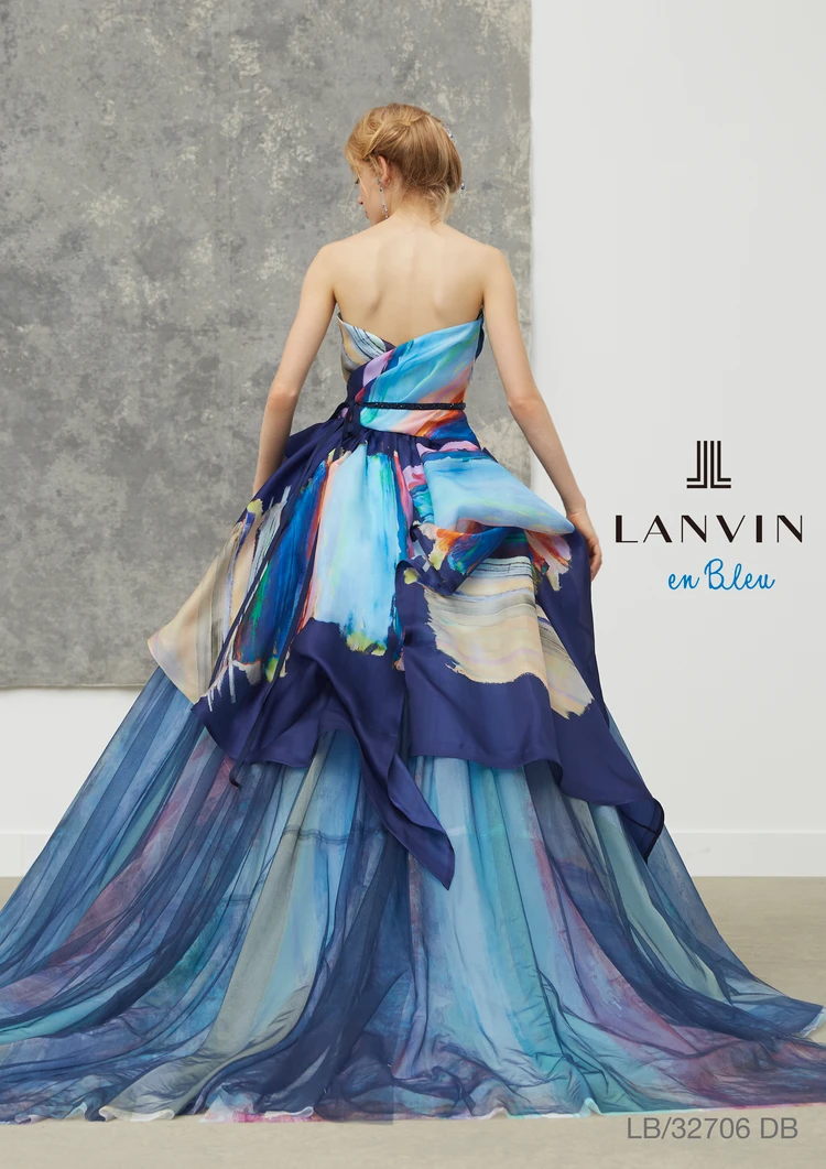 LANVIN ドレス LB/32706 darkblue｜LANVIN en Bleu(ランバン オン ブルー)の